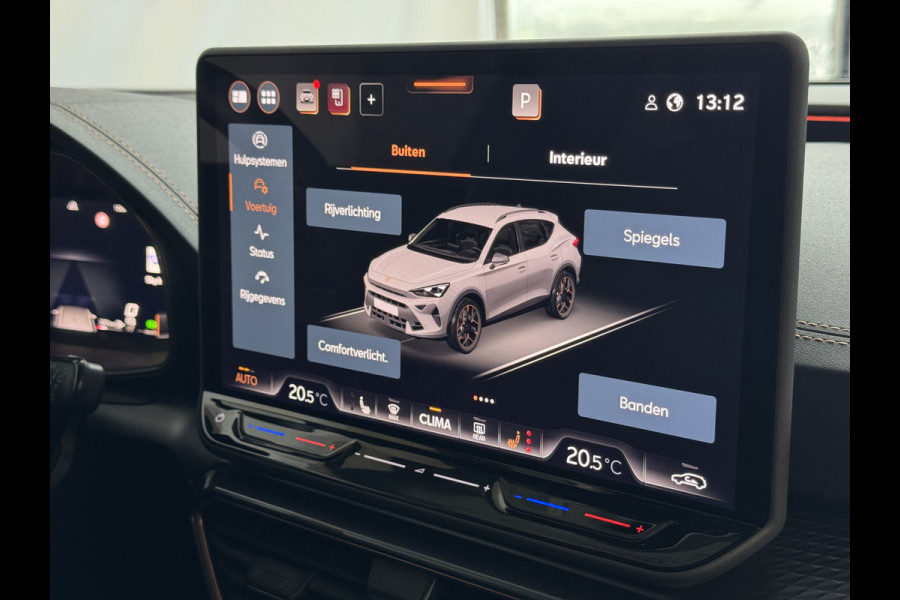 CUPRA Formentor 1.5 TSI 150 PK BENZINE CAMERA STOEL/STUUR ELEK.KLEP VERW. LED LEER CARPLAY ZWARTE.HEMEL 08/2024