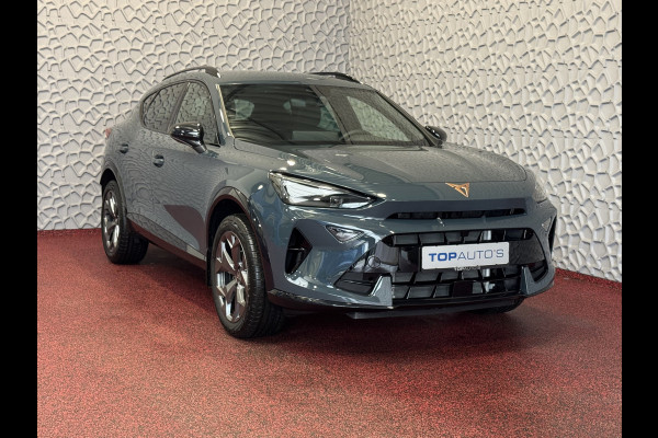 CUPRA Formentor 1.5 TSI 150 PK BENZINE CAMERA STOEL/STUUR ELEK.KLEP VERW. LED LEER CARPLAY ZWARTE.HEMEL 08/2024