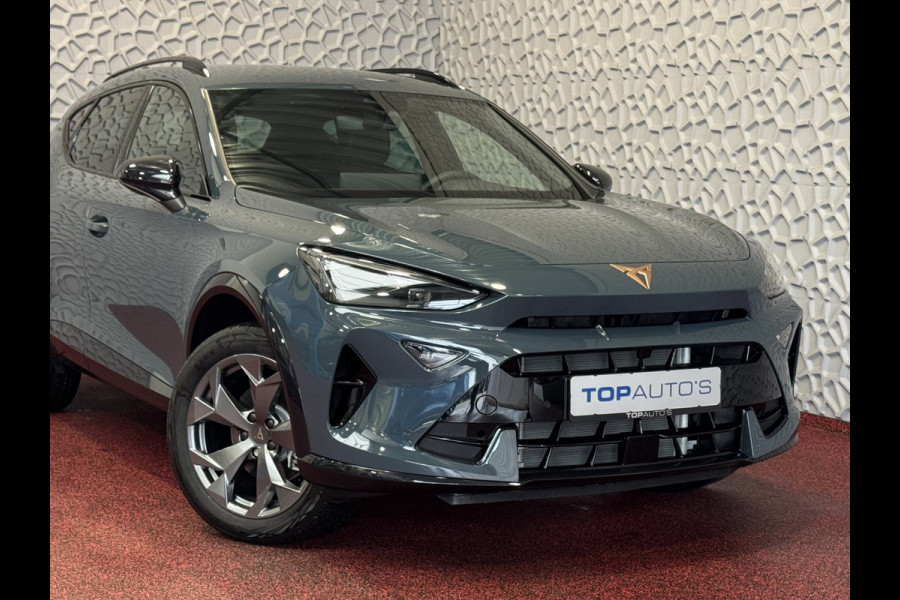 CUPRA Formentor 1.5 TSI 150 PK BENZINE CAMERA STOEL/STUUR ELEK.KLEP VERW. LED LEER CARPLAY ZWARTE.HEMEL 08/2024