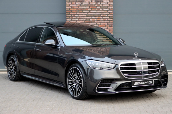 Mercedes-Benz S-Klasse 580 e 4MATIC Lang AMG Line | Airmatic | Achterasbesturing | Distronic+ | Massage | Memory | Burmester | Stoelventilatie | 3D-Display | HUD | Digital Light | Vlakkenverwarming |