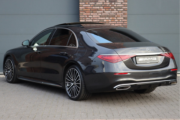 Mercedes-Benz S-Klasse 580 e 4MATIC Lang AMG Line | Airmatic | Achterasbesturing | Distronic+ | Massage | Memory | Burmester | Stoelventilatie | 3D-Display | HUD | Digital Light | Vlakkenverwarming |