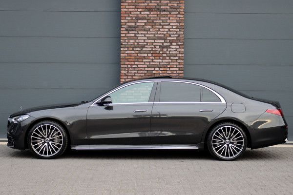 Mercedes-Benz S-Klasse 580 e 4MATIC Lang AMG Line | Airmatic | Achterasbesturing | Distronic+ | Massage | Memory | Burmester | Stoelventilatie | 3D-Display | HUD | Digital Light | Vlakkenverwarming |
