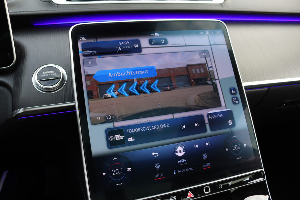 Mercedes-Benz S-Klasse 580 e 4MATIC Lang AMG Line | Airmatic | Achterasbesturing | Distronic+ | Massage | Memory | Burmester | Stoelventilatie | 3D-Display | HUD | Digital Light | Vlakkenverwarming |