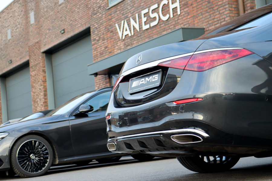 Mercedes-Benz S-Klasse 580 e 4MATIC Lang AMG Line | Airmatic | Achterasbesturing | Distronic+ | Massage | Memory | Burmester | Stoelventilatie | 3D-Display | HUD | Digital Light | Vlakkenverwarming |