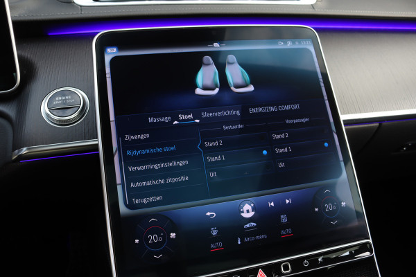 Mercedes-Benz S-Klasse 580 e 4MATIC Lang AMG Line | Airmatic | Achterasbesturing | Distronic+ | Massage | Memory | Burmester | Stoelventilatie | 3D-Display | HUD | Digital Light | Vlakkenverwarming |