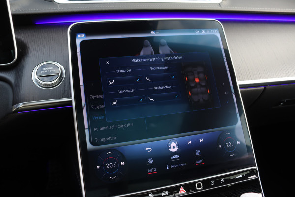 Mercedes-Benz S-Klasse 580 e 4MATIC Lang AMG Line | Airmatic | Achterasbesturing | Distronic+ | Massage | Memory | Burmester | Stoelventilatie | 3D-Display | HUD | Digital Light | Vlakkenverwarming |