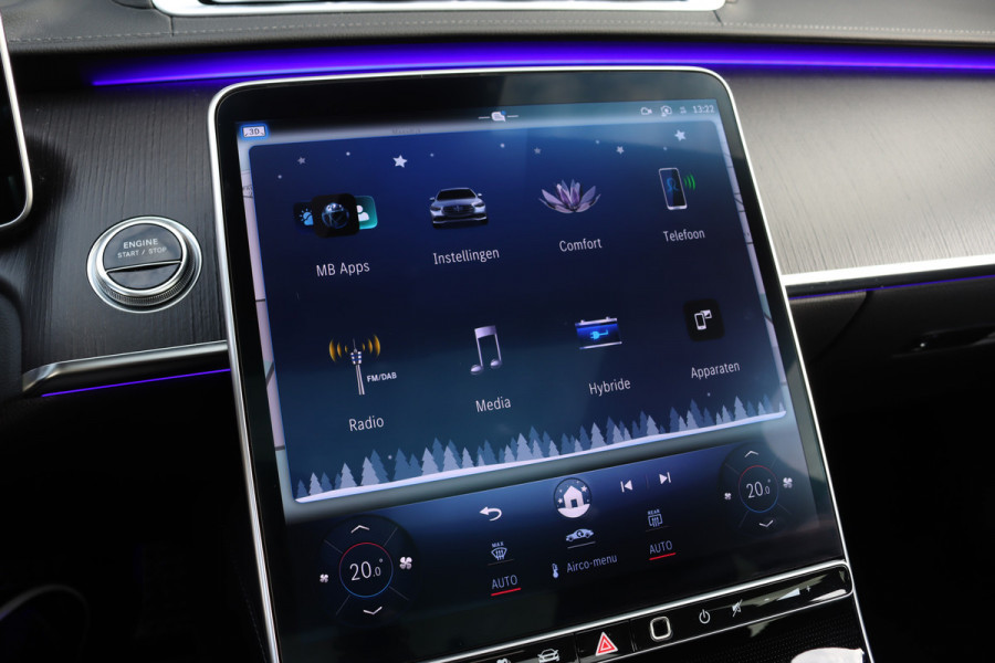 Mercedes-Benz S-Klasse 580 e 4MATIC Lang AMG Line | Airmatic | Achterasbesturing | Distronic+ | Massage | Memory | Burmester | Stoelventilatie | 3D-Display | HUD | Digital Light | Vlakkenverwarming |