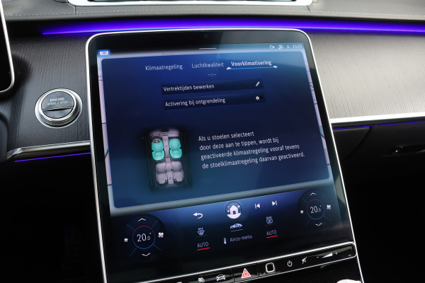 Mercedes-Benz S-Klasse 580 e 4MATIC Lang AMG Line | Airmatic | Achterasbesturing | Distronic+ | Massage | Memory | Burmester | Stoelventilatie | 3D-Display | HUD | Digital Light | Vlakkenverwarming |