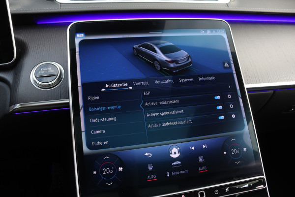 Mercedes-Benz S-Klasse 580 e 4MATIC Lang AMG Line | Airmatic | Achterasbesturing | Distronic+ | Massage | Memory | Burmester | Stoelventilatie | 3D-Display | HUD | Digital Light | Vlakkenverwarming |