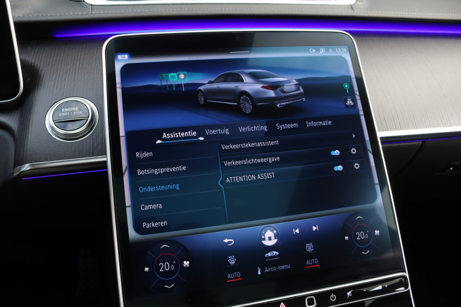Mercedes-Benz S-Klasse 580 e 4MATIC Lang AMG Line | Airmatic | Achterasbesturing | Distronic+ | Massage | Memory | Burmester | Stoelventilatie | 3D-Display | HUD | Digital Light | Vlakkenverwarming |