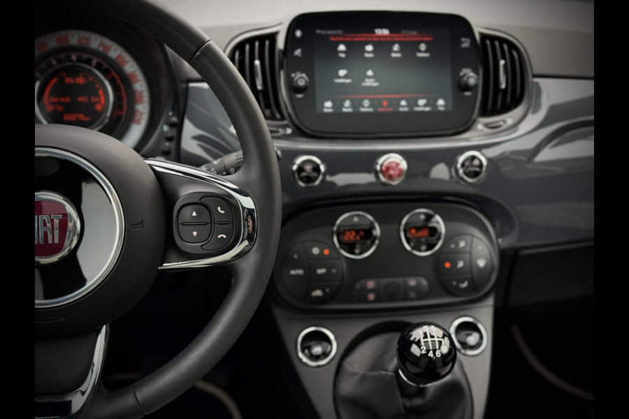 Fiat 500 1.0 Hybrid Dolcevita Panoramadak|AppleCarplay|Climate|Airco|