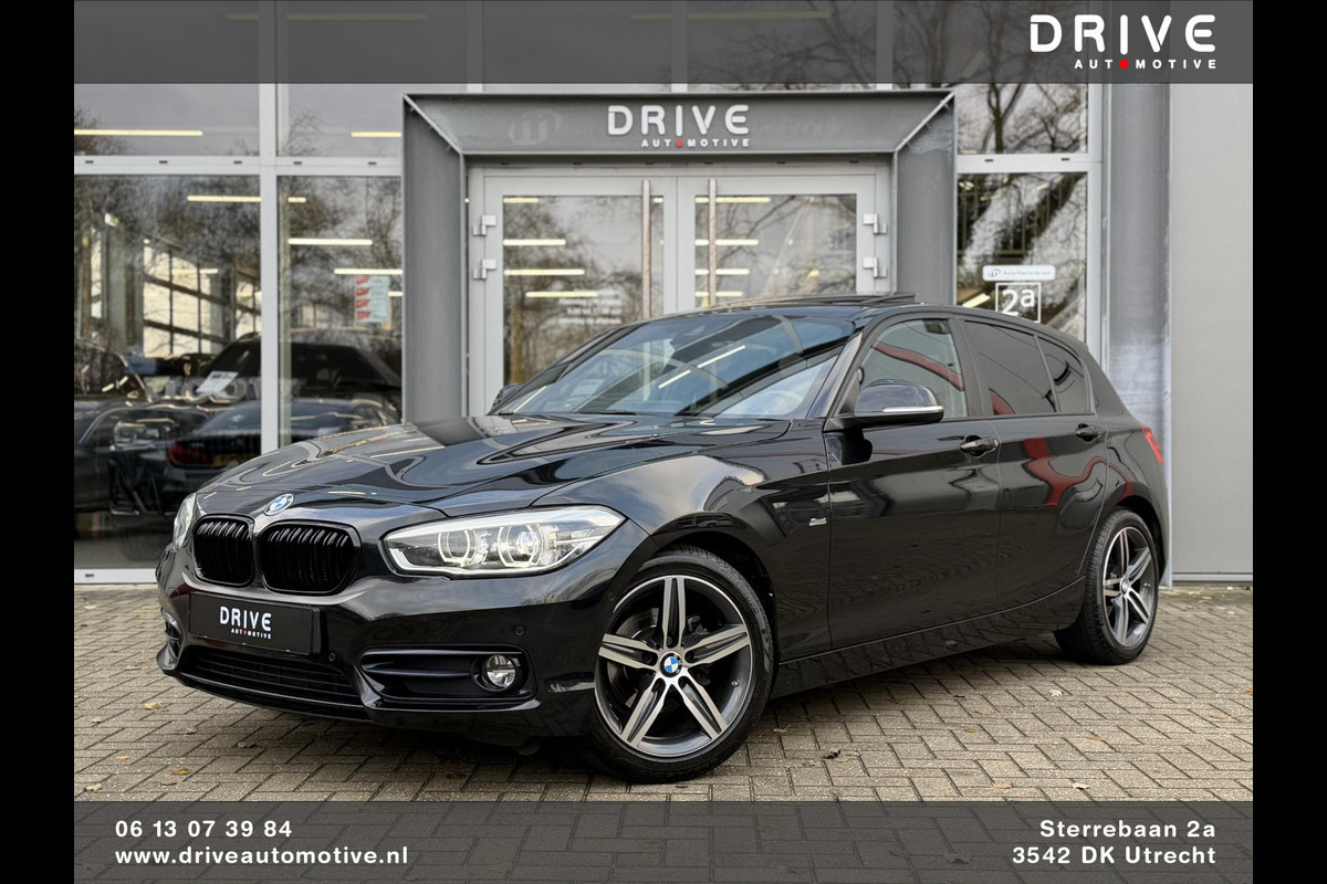 BMW 1-serie 118i Edition Sport Line Shadow High Ex. |Schuif/kanteldak|Harman Kardon|Leer|Memory|Carplay|Cam