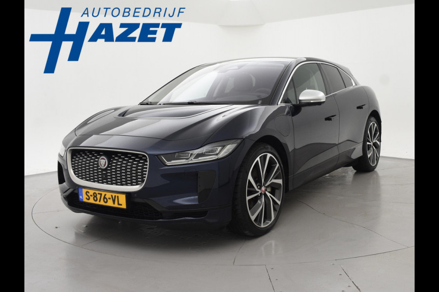 Jaguar I-PACE EV400 HSE 90 kWh *PORTOFINO BLUE* + 22 INCH | LUCHTVERING | PANORAMA | 360 CAMERA | STOELVENTILATIE