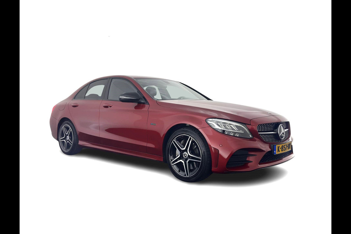Mercedes-Benz C-Klasse 300 e AMG-Limited Business Solution ( Plug-In ) (INCL-BTW) *FULL-LEATHER | FULL-LED | BURMESTER | AMBIENT-LIGHT | BLIND-SPOT | HEATED-SPORTSEATS | DIGI-COCKPIT | NAVI-FULLMAP | CAMERA | DAB+ | PRIVACY-GLASS | 18''ALU*