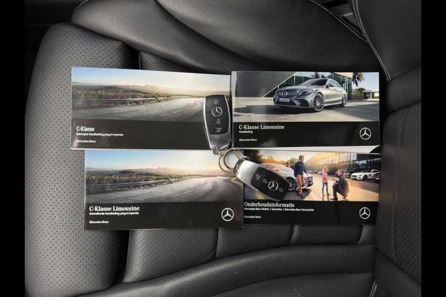 Mercedes-Benz C-Klasse 300 e AMG-Limited Business Solution ( Plug-In ) (INCL-BTW) *FULL-LEATHER | FULL-LED | BURMESTER | AMBIENT-LIGHT | BLIND-SPOT | HEATED-SPORTSEATS | DIGI-COCKPIT | NAVI-FULLMAP | CAMERA | DAB+ | PRIVACY-GLASS | 18''ALU*