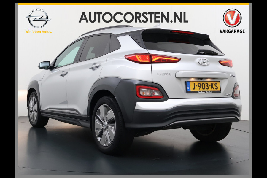 Hyundai Kona EV 64kWh SOH-100% Warmtepomp Adaptive-Cruise Head-Up Display 1/2 Leer Krell®-Hifi Apple Carplay Android Adap.Cruise Camera Navi  Keyless Privacy Glas DAB Led Blind Spot Lane Assist Origineel Nederlandse Auto