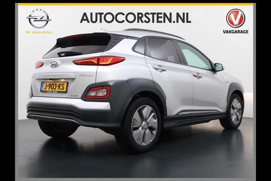 Hyundai Kona EV 64kWh SOH-100% Warmtepomp Adaptive-Cruise Head-Up Display 1/2 Leer Krell®-Hifi Apple Carplay Android Adap.Cruise Camera Navi  Keyless Privacy Glas DAB Led Blind Spot Lane Assist Origineel Nederlandse Auto