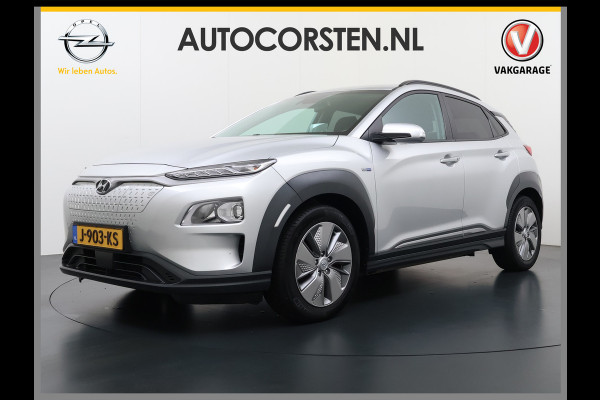 Hyundai Kona EV 64kWh SOH-100% Warmtepomp Adaptive-Cruise Head-Up Display 1/2 Leer Krell®-Hifi Apple Carplay Android Adap.Cruise Camera Navi  Keyless Privacy Glas DAB Led Blind Spot Lane Assist Origineel Nederlandse Auto