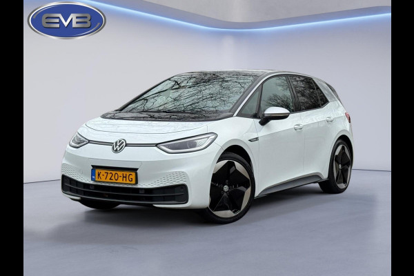 Volkswagen ID.3 First Max 58 kWh, panoramadak, camera, 20 inch, stoelverwarming, parelmoer, 1 e eigenaar, NL auto met nap