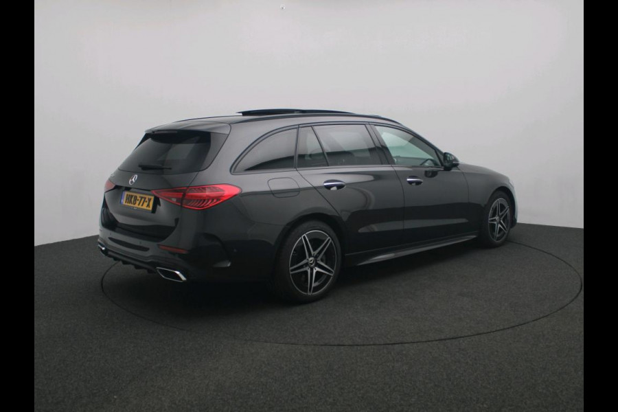 Mercedes-Benz C-Klasse Estate 300 e Star Edition LIMITED AMG | Night Pakket | Panorama Schuif-Kanteldak | Distronic | Apple CarPlay | Sfeerverlichting | Memory voorstoelen. Inclusief 24 maanden MB Certified garantie voor Europa.