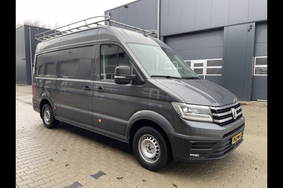Volkswagen Crafter 35 2.0 TDI 140pk automaat L3H3 ( voorheen L2H2 ) Trendline / vaste prijs rijklaar € 16.950 ex btw / lease vanaf € 285 / grijs metallic / airco / cruise / pdc rondom / trekhaak / imperial
