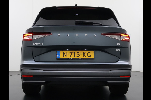 Škoda ENYAQ iV 80 SOH 90% Warmtepomp Navi Ecc Camera Apple Carplay Android Auto Cruise Control Pdc Stuurverwarming Elek.Achterklep Privacy Glas Keyless advanced Comfort Plus Led 1e Eigenaar Origineel Nederlandse Auto