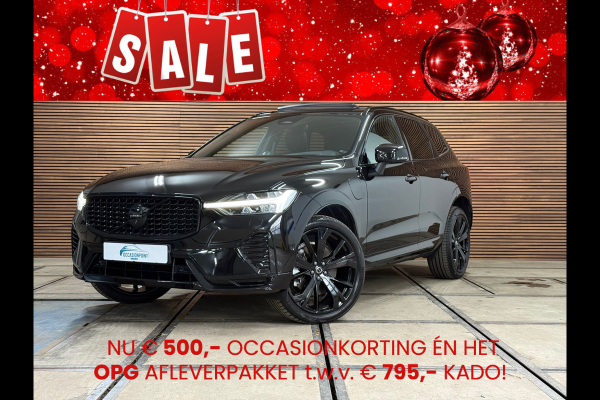 Volvo XC60 2.0 T6 Plug-in hybrid AWD Ultra Black Edition | Pano | Luchtvering | 21' inch | Harman/Kardon | BTW