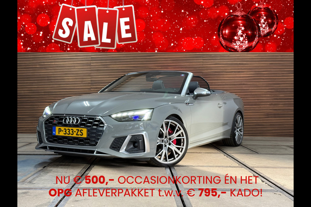 Audi S5 Cabriolet 3.0 TFSI A5 quattro 354 PK | B&O | 20' inch | RS Stoelen Leder/Alcantara | Massage | Adaptive Cruise