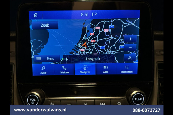 Ford Transit Custom 2.0 TDCI 131pk L2H1 Euro6 Airco | Navigatie | Camera | Apple Carplay LED, Cruisecontrol, Stoelverwarming, Verwarmde Voorruit, Parkeersensoren, Bijrijdersbank