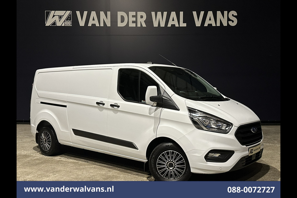 Ford Transit Custom 2.0 TDCI 131pk L2H1 Euro6 Airco | Navigatie | Camera | Apple Carplay LED, Cruisecontrol, Stoelverwarming, Verwarmde Voorruit, Parkeersensoren, Bijrijdersbank
