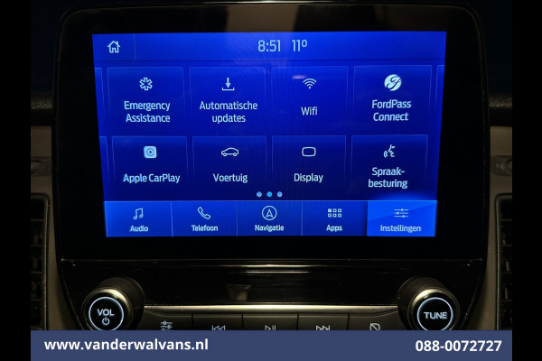 Ford Transit Custom 2.0 TDCI 131pk L2H1 Euro6 Airco | Navigatie | Camera | Apple Carplay LED, Cruisecontrol, Stoelverwarming, Verwarmde Voorruit, Parkeersensoren, Bijrijdersbank