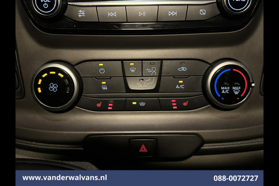 Ford Transit Custom 2.0 TDCI 131pk L2H1 Euro6 Airco | Navigatie | Camera | Apple Carplay LED, Cruisecontrol, Stoelverwarming, Verwarmde Voorruit, Parkeersensoren, Bijrijdersbank