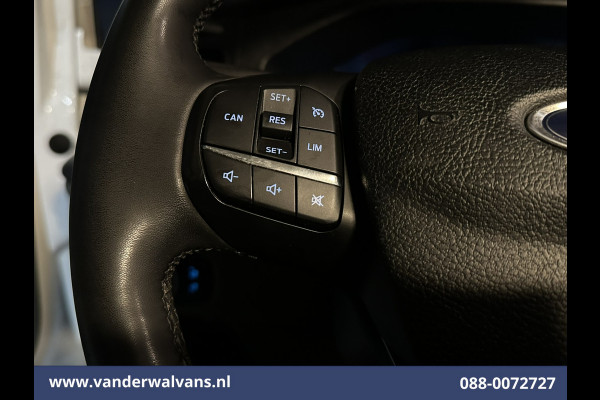 Ford Transit Custom 2.0 TDCI 131pk L2H1 Euro6 Airco | Navigatie | Camera | Apple Carplay LED, Cruisecontrol, Stoelverwarming, Verwarmde Voorruit, Parkeersensoren, Bijrijdersbank
