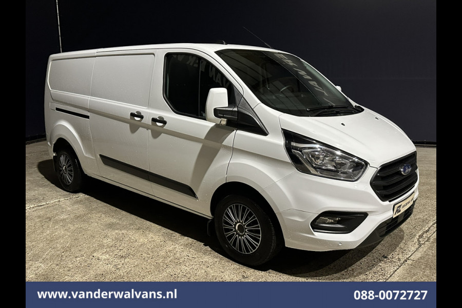 Ford Transit Custom 2.0 TDCI 131pk L2H1 Euro6 Airco | Navigatie | Camera | Apple Carplay LED, Cruisecontrol, Stoelverwarming, Verwarmde Voorruit, Parkeersensoren, Bijrijdersbank