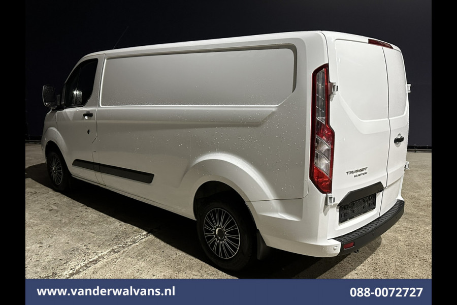 Ford Transit Custom 2.0 TDCI 131pk L2H1 Euro6 Airco | Navigatie | Camera | Apple Carplay LED, Cruisecontrol, Stoelverwarming, Verwarmde Voorruit, Parkeersensoren, Bijrijdersbank