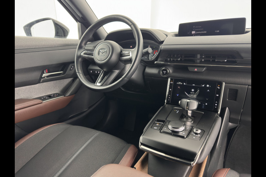 Mazda MX-30 e-SkyActiv 145 First Edition 36 kWh {SOH-94%} (INCL-BTW) Aut.*LEATHER-MICROFIBRE | FULL-LED | NAVI-FULLMAP | KEYLESS | BLIND-SPOT |  ADAPTIVE-CRUISE | HEAD-UP | CAMERA | DIGI-COCKPIT | MEMORY-PACK | SHIFT-PADDLES | 18"ALU*