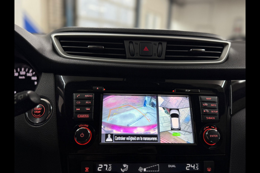 Nissan QASHQAI 1.6 N-Vision 163 PK | Pano | Trekhaak | 360° Camera | Cruise Control | Navigatie | Half leder