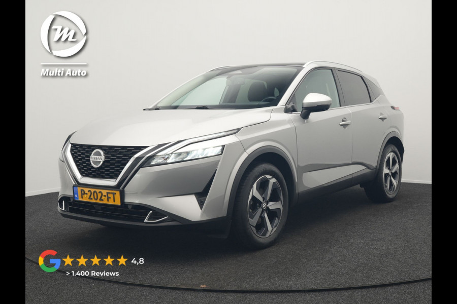 Nissan QASHQAI 1.3 MHEV N-Connecta 158pk Automaat | Panodak | Trekhaak Afn. | Adaptive Cruise | 360 Camera | Keyless | BLIS | Virtual | Apple Carplay | 18"L.M |