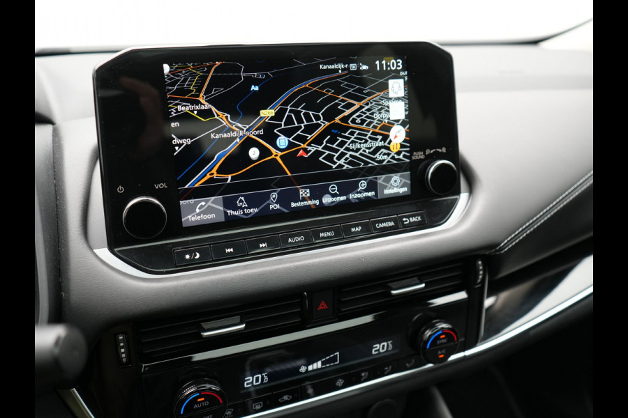 Nissan QASHQAI 1.3 MHEV N-Connecta 158pk Automaat | Panodak | Trekhaak Afn. | Adaptive Cruise | 360 Camera | Keyless | BLIS | Virtual | Apple Carplay | 18"L.M |