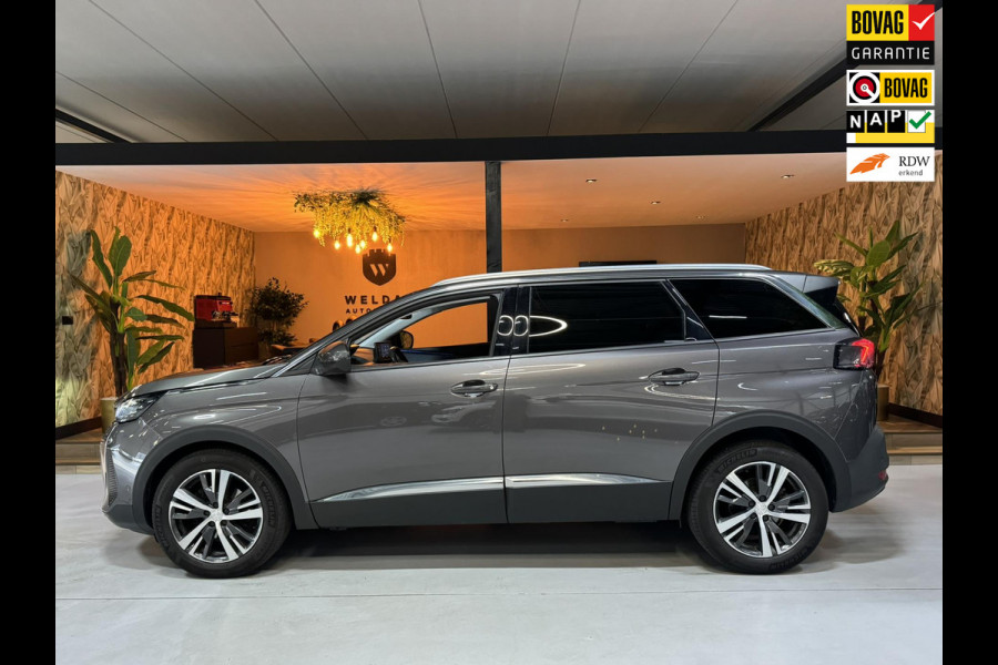 Peugeot 5008 1.2 PureTech Blue Lease Allure 7P. NAP Garantie Trekhaak Carplay Elek Achterklep Cruise Clima Navi Led Sfeer Rijklaar