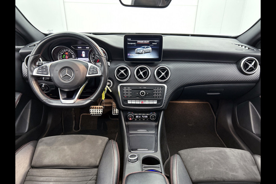 Mercedes-Benz A-Klasse 180 AMG Automaat (Dealer OnderH, NL-auto, Panorama, SfeerV, Harman/ Kardon, Carplay, Navi, Etc)