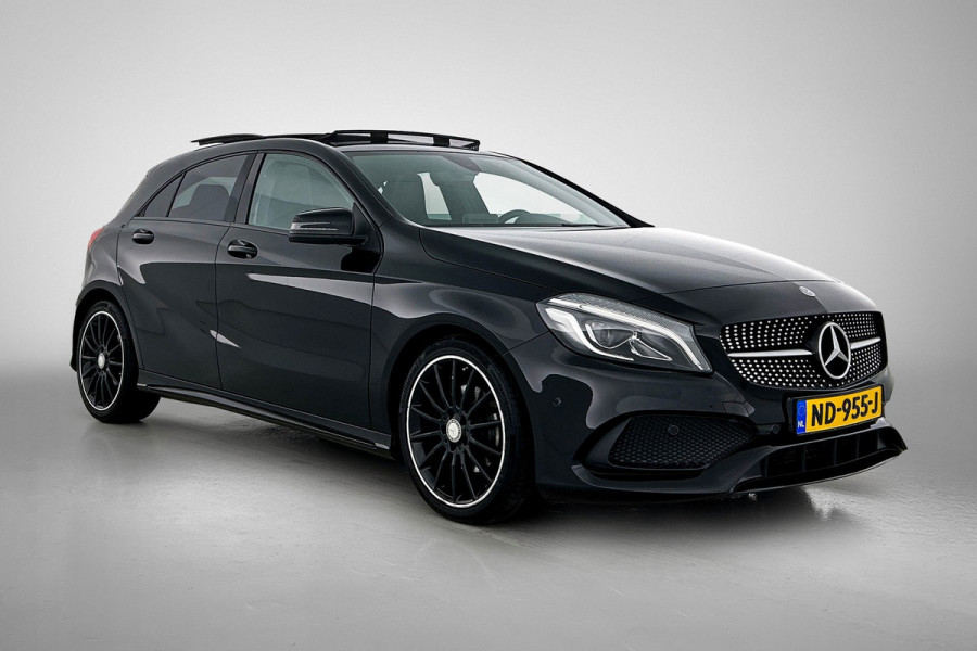 Mercedes-Benz A-Klasse 180 AMG Automaat (Dealer OnderH, NL-auto, Panorama, SfeerV, Harman/ Kardon, Carplay, Navi, Etc)