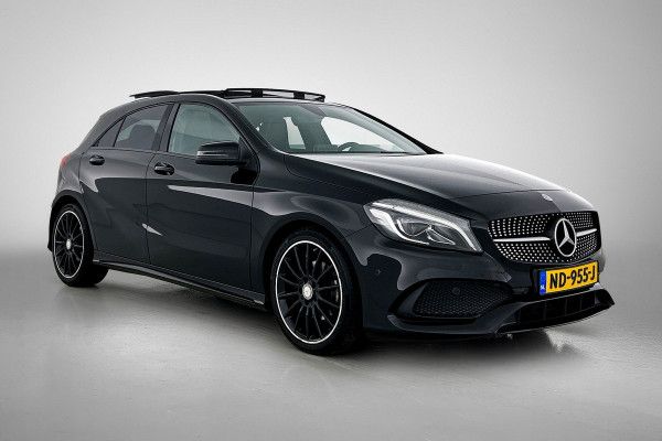 Mercedes-Benz A-Klasse 180 AMG Automaat (Dealer OnderH, NL-auto, Panorama, SfeerV, Harman/ Kardon, Carplay, Navi, Etc)