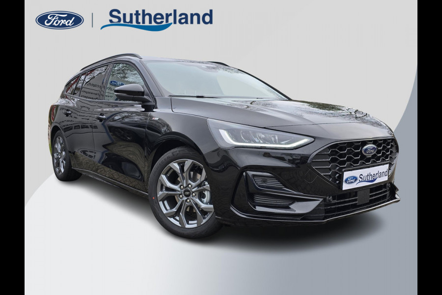 Ford Focus 1.0 EcoBoost Hybrid ST Line Wagon 155pk Automaat | Winter Pack | Agate Black | 12.3 inch personaliseerbare Digital Cockpit | Achteruitrijcamera | Draadloos opladen mobiele telefoon | Ford Keyless Entry