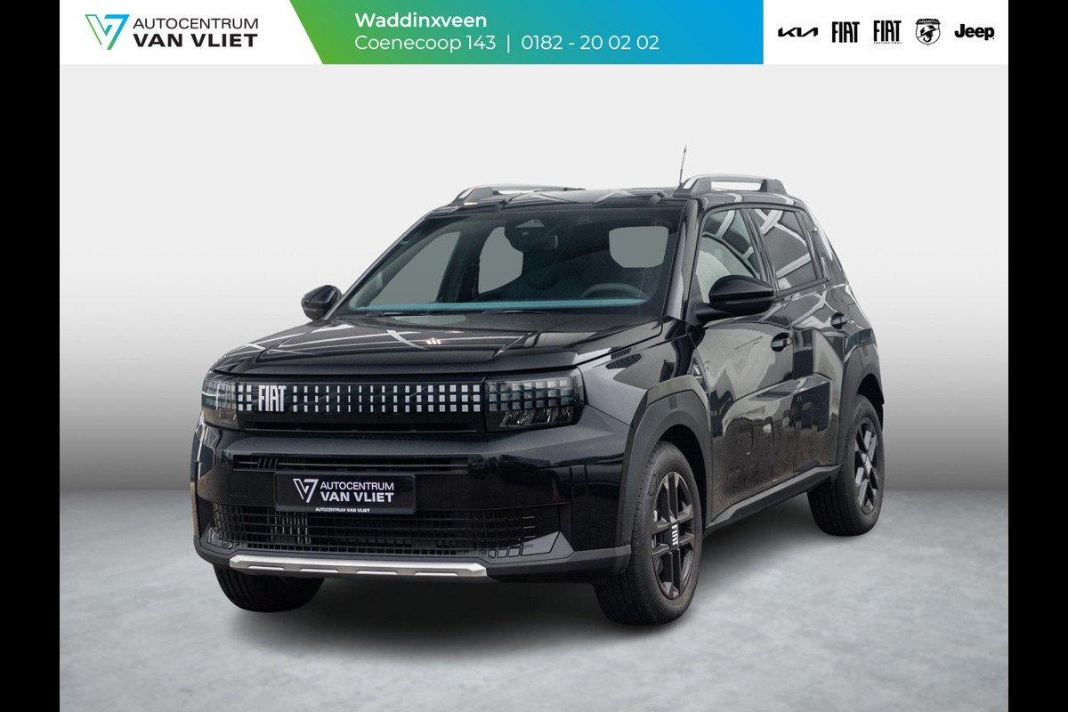 Fiat Grande Panda 1.2 Hybrid Edizione Nero | Automaat | PDC | Airco | Apple Carplay | Cruise | Pack Style |16" All Season banden