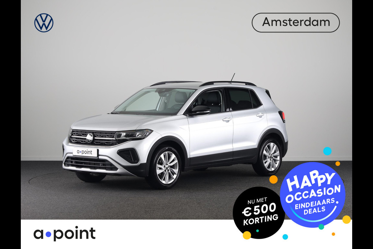 Volkswagen T-Cross 1.0 TSI Life Edition GOAL 95 pk | Navigatie | Parkeersensoren | Adaptieve cruise control | Autom. airco | Stoelverwarming |