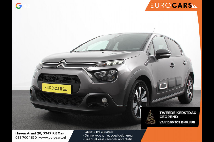 Citroën C3 1.2 PureTech 110pk Automaat Max | Climate Control | Navigatie | Apple carplay / Android Auto | Parksensoren | Lichtmetalen Velgen | Parkeer sensoren