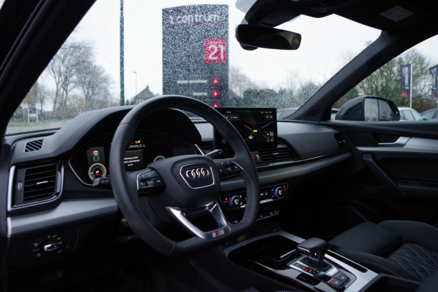 Audi Q5 50 TFSI e 300 PK S-Line Edition PHEV, Panoramadak, RS-Leder, Carplay, Camera