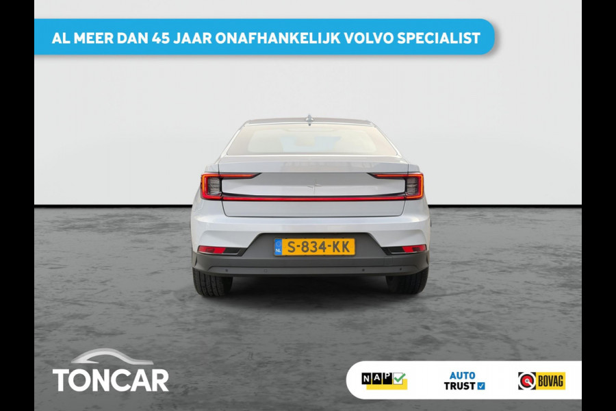 Polestar 2 Long Range Single Motor 78 kWh SOH 96% | 360 camera | Pilot Assist | Park Assist | 19" LM | Stoelverwarming | Android