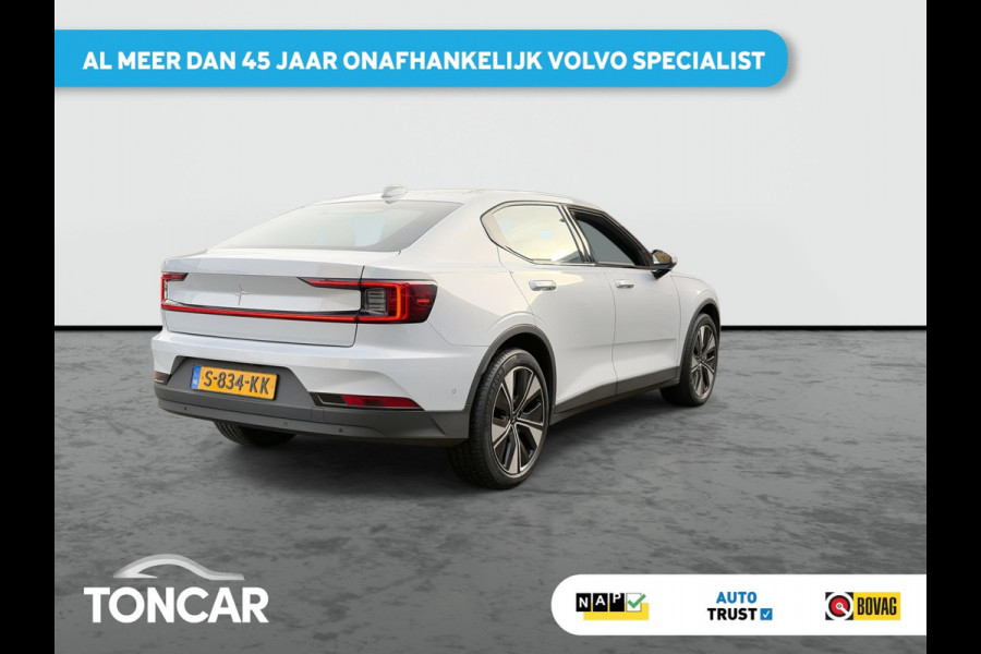 Polestar 2 Long Range Single Motor 78 kWh SOH 96% | 360 camera | Pilot Assist | Park Assist | 19" LM | Stoelverwarming | Android